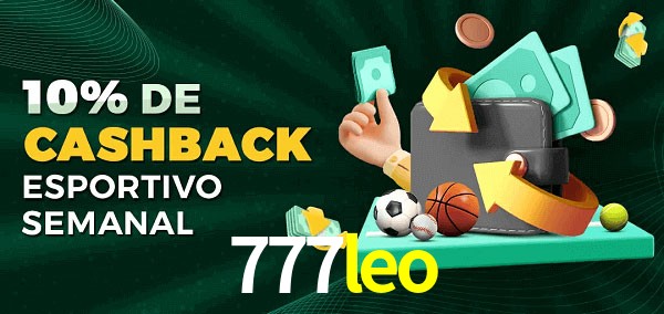 10% de bônus de cashback na 777leo