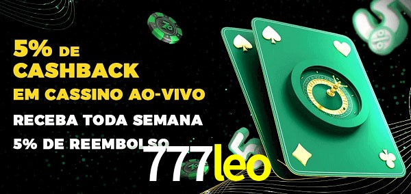 Promoções do cassino ao Vivo 777leo
